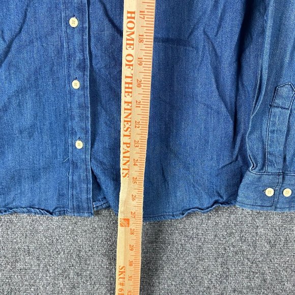 Doc & Amelia Button Up Top Women's 2XW Long Sleeve Cotton Adults - Picture 5 of 7